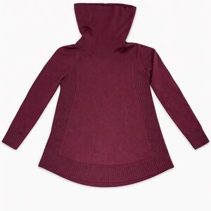 LOFT Women's Deep Plum Turtleneck Sweater
